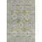 8' X 10' Artichoke Green And Blue Oriental Washable Area Rug With UV Protection