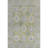 8' X 10' Artichoke Green And Blue Oriental Washable Area Rug With UV Protection