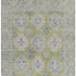 8' X 10' Artichoke Green And Blue Oriental Washable Area Rug With UV Protection