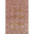8' X 10' Blush And Orange Oriental Washable Area Rug With UV Protection