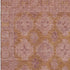 8' X 10' Blush And Orange Oriental Washable Area Rug With UV Protection