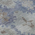 5' X 8' Blue And Brown Oriental Washable Area Rug With UV Protection