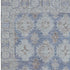 5' X 8' Blue And Brown Oriental Washable Area Rug With UV Protection