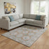 8' X 10' Terra Cotta And Teal Oriental Washable Area Rug With UV Protection