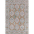 8' X 10' Terra Cotta And Teal Oriental Washable Area Rug With UV Protection