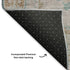 8' X 10' Terra Cotta And Teal Oriental Washable Area Rug With UV Protection