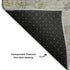 9' X 12' Wheat And Gray Oriental Washable Area Rug With UV Protection