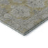 9' X 12' Wheat And Gray Oriental Washable Area Rug With UV Protection
