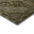 5' X 8' Brown And Gray Oriental Washable Area Rug With UV Protection