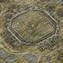 5' X 8' Brown And Gray Oriental Washable Area Rug With UV Protection