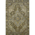 5' X 8' Brown And Gray Oriental Washable Area Rug With UV Protection