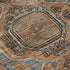 8' X 10' Chocolate And Blue Oriental Washable Area Rug With UV Protection