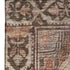 8' X 10' Chocolate And Blue Oriental Washable Area Rug With UV Protection