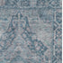 8' X 10' Denim Blue And Gray Oriental Washable Area Rug With UV Protection