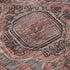 5' X 8' Rust And Gray Oriental Washable Area Rug With UV Protection