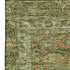 8' X 10' Artichoke Green And Copper Oriental Washable Area Rug With UV Protection