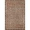 8' X 10' Copper And Beige Oriental Washable Area Rug With UV Protection