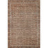 8' X 10' Copper And Beige Oriental Washable Area Rug With UV Protection