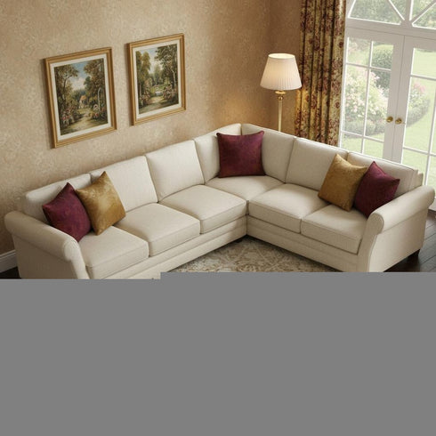 9' X 12' Coral And Ivory Oriental Washable Area Rug With UV Protection