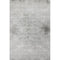5' X 8' Gray And Ivory Oriental Washable Area Rug With UV Protection