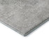 9' X 12' Gray And Ivory Oriental Washable Area Rug With UV Protection
