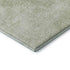 8' Sage And Ivory Oriental Washable Round Rug With UV Protection