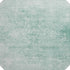 8' Turquoise And Ivory Oriental Washable Round Rug With UV Protection