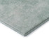 8' X 10' Turquoise And Ivory Oriental Washable Area Rug With UV Protection