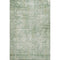 8' X 10' Artichoke Green And Beige Oriental Washable Area Rug With UV Protection