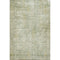 8' X 10' Beige And Green Oriental Washable Area Rug With UV Protection