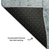 5' X 8' Blue And Ivory Oriental Washable Area Rug With UV Protection