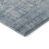5' X 8' Blue And Ivory Oriental Washable Area Rug With UV Protection