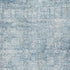 5' X 8' Blue And Ivory Oriental Washable Area Rug With UV Protection