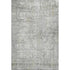 8' X 10' Gray And Silver Oriental Washable Area Rug With UV Protection