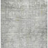 8' X 10' Gray And Silver Oriental Washable Area Rug With UV Protection