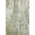 8' X 10' Artichoke Green And Ivory Abstract Washable Area Rug With UV Protection