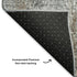 5' X 8' Brown And Ivory Abstract Washable Area Rug With UV Protection