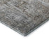 5' X 8' Brown And Ivory Abstract Washable Area Rug With UV Protection