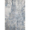 5' X 8' Blue And Ivory Abstract Washable Area Rug With UV Protection
