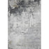 8' X 10' Gray And Silver Abstract Washable Area Rug With UV Protection
