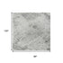 8' X 10' Gray And Silver Abstract Washable Area Rug With UV Protection