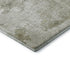 8' Taupe And Ivory Abstract Washable Round Rug With UV Protection
