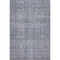 5' X 8' Blue And Gray Geometric Washable Area Rug With UV Protection