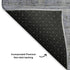 5' X 8' Blue And Gray Geometric Washable Area Rug With UV Protection