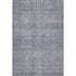 8' X 10' Blue And Gray Geometric Washable Area Rug With UV Protection