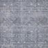 8' X 10' Blue And Gray Geometric Washable Area Rug With UV Protection