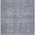 8' X 10' Blue And Gray Geometric Washable Area Rug With UV Protection