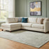 8' X 10' Taupe And Beige Oriental Washable Area Rug With UV Protection