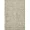 8' X 10' Beige And Ivory Damask Washable Area Rug With UV Protection
