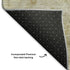 8' X 10' Beige And Ivory Damask Washable Area Rug With UV Protection